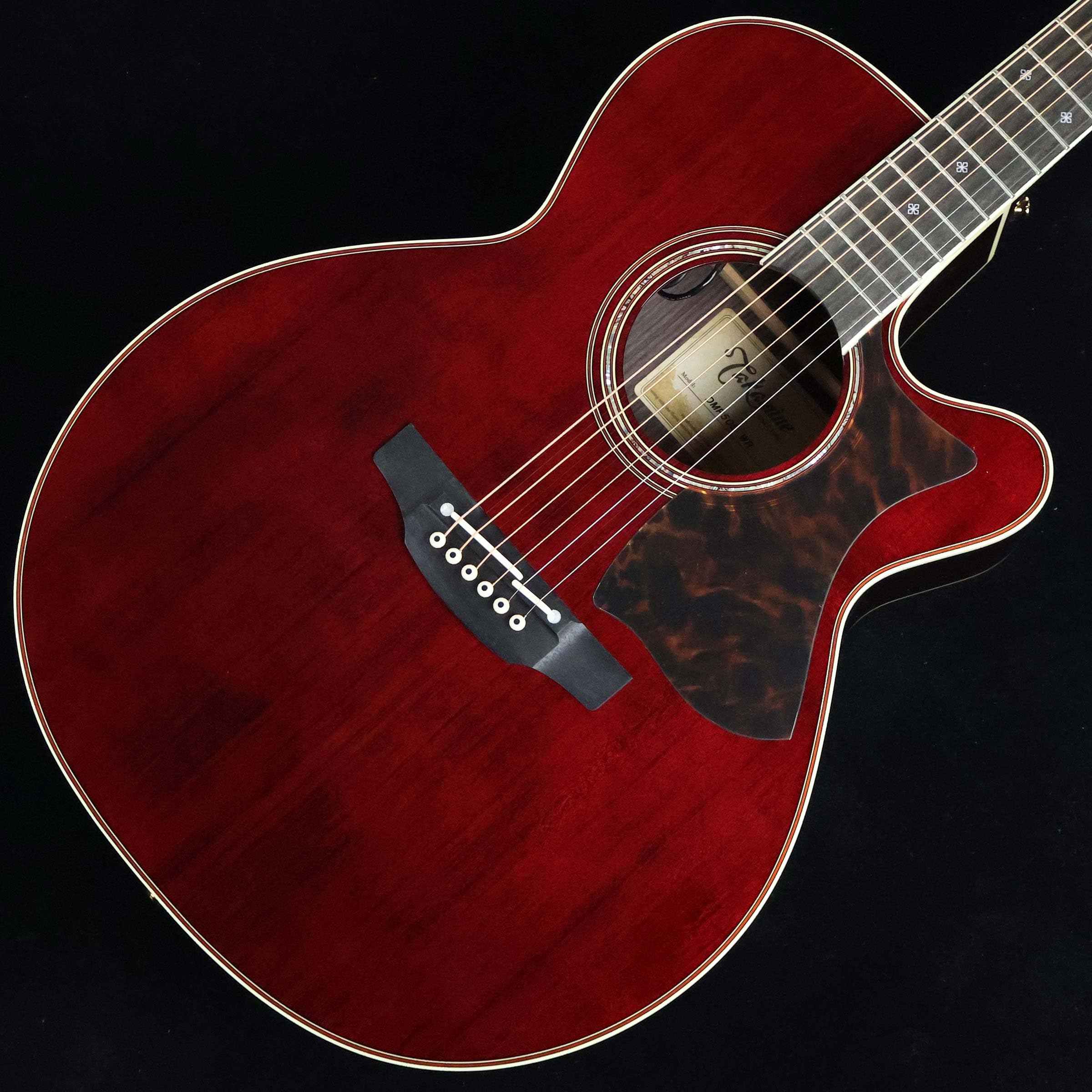 【超美品低弦高】エレアコ　cooder by takamine 本革ストラップ付 Amazon | Takamine DMP50S WR エレアコギター 島村楽器 x Takamine